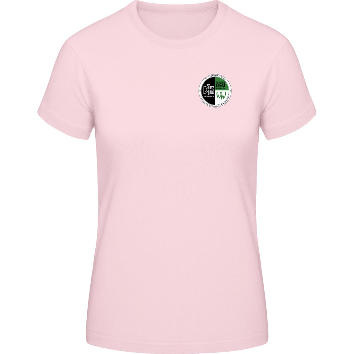 B&C #E190 T-Shirt Women – Vereinslogo herzseitig Orchid Pink Vorderseite