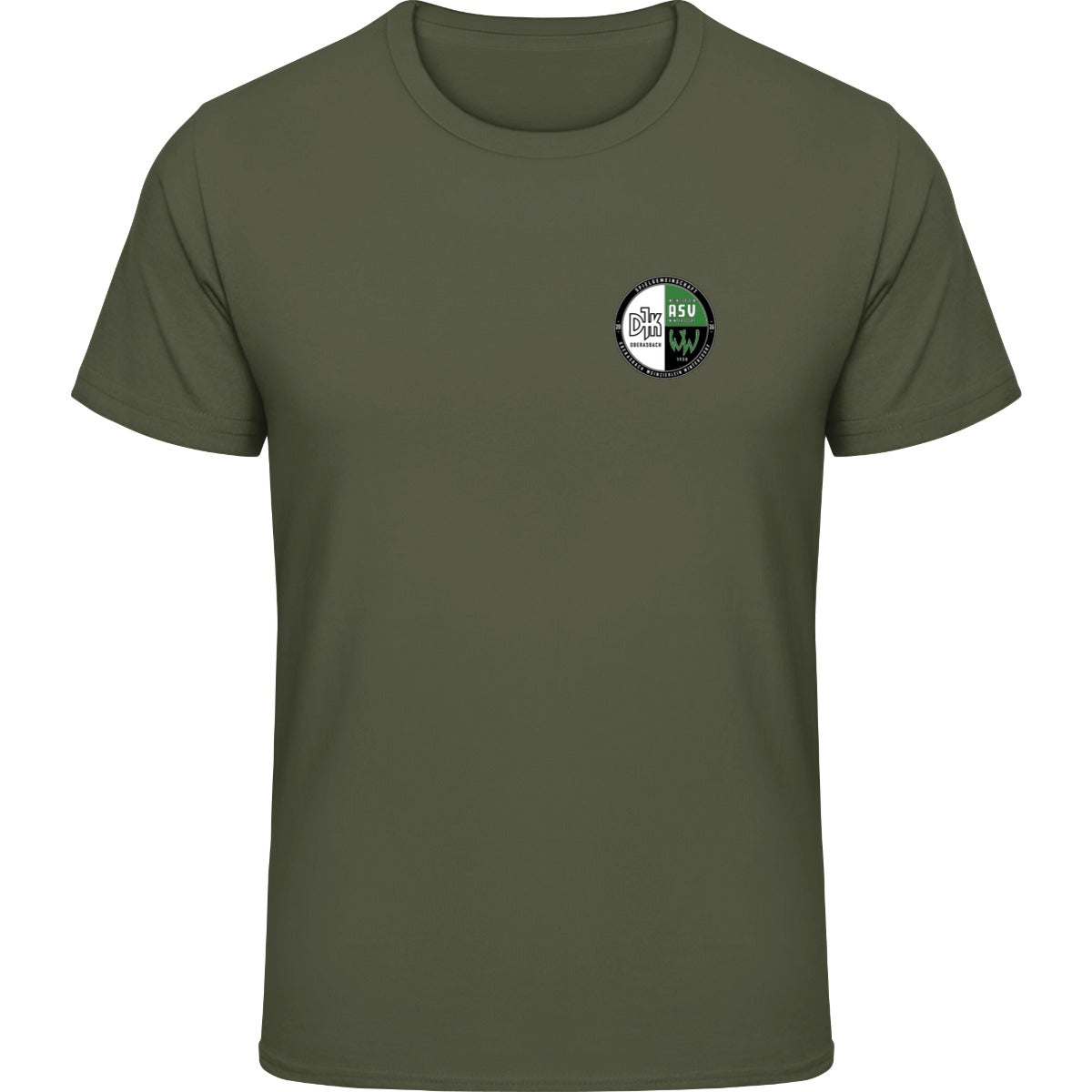 Gildan Softstyle T-Shirt Men – Vereinslogo herzseitig Military Green Vorderseite
