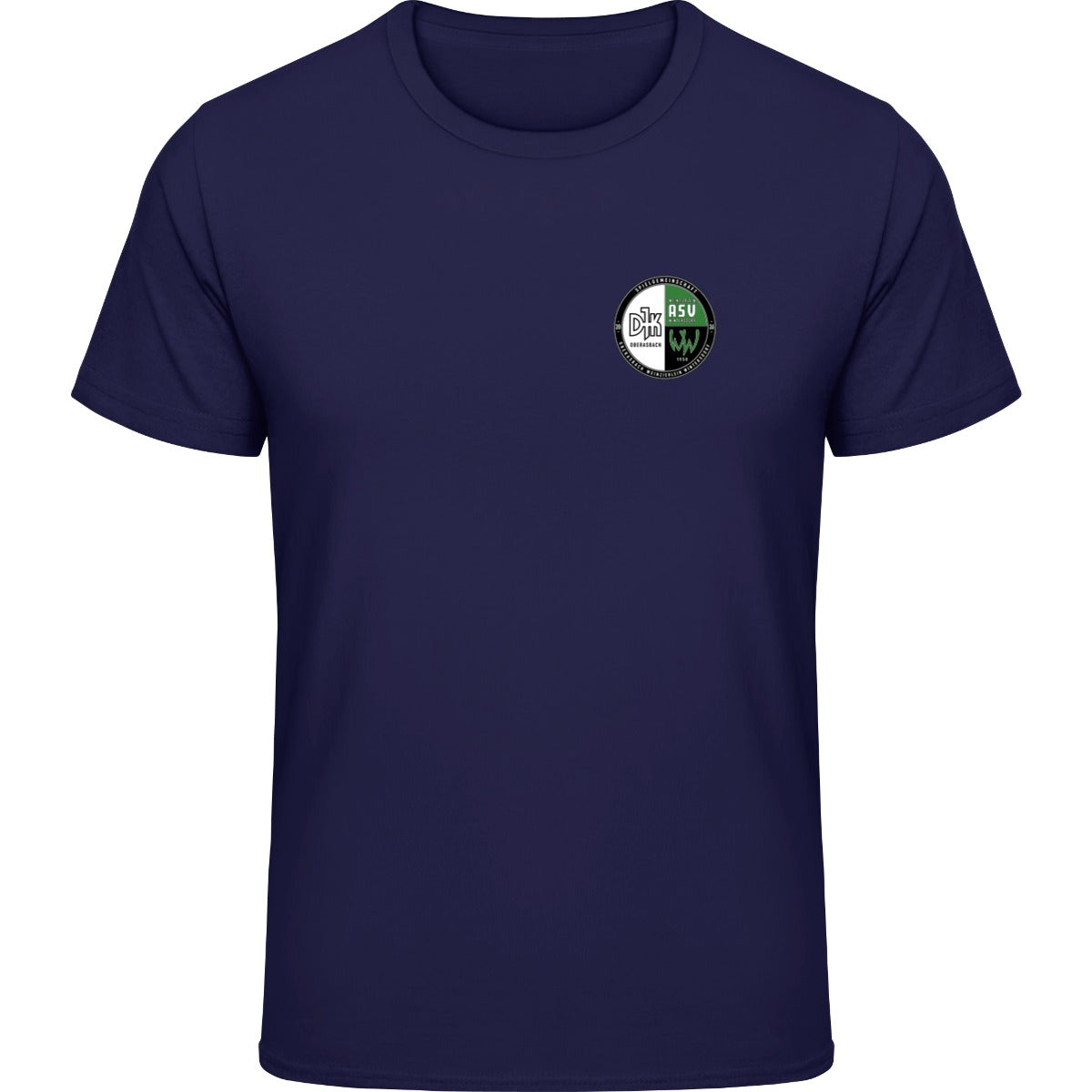 Gildan Softstyle T-Shirt Men – Vereinslogo herzseitig Navy Vorderseite