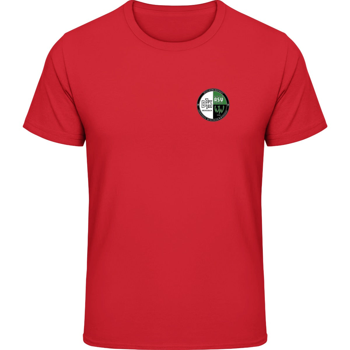 Gildan Softstyle T-Shirt Men – Vereinslogo herzseitig Red Vorderseite