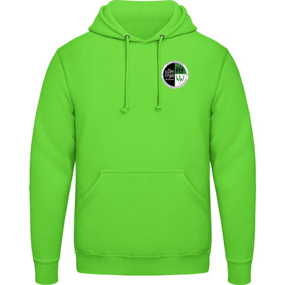 College Hoodie JH001 – Vereinslogo herzseitig Alien Green Vorderseite