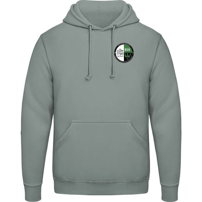 College Hoodie JH001 – Vereinslogo herzseitig Dusty Green Vorderseite