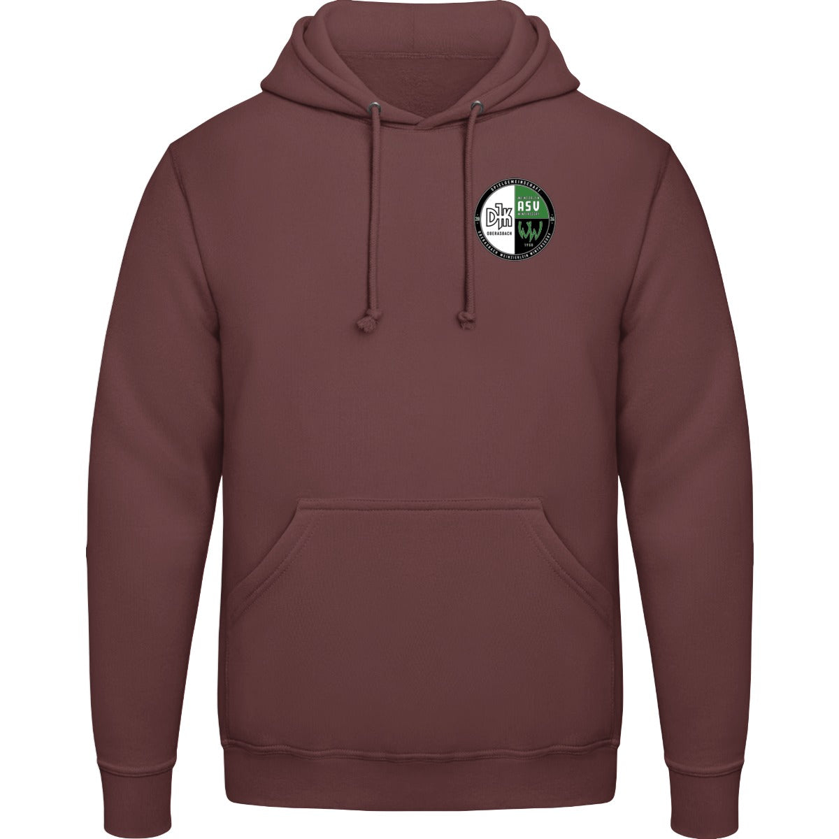 College Hoodie JH001 – Vereinslogo herzseitig Hot Chocolate Vorderseite
