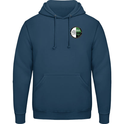 College Hoodie JH001 – Vereinslogo herzseitig Ink Blue Vorderseite