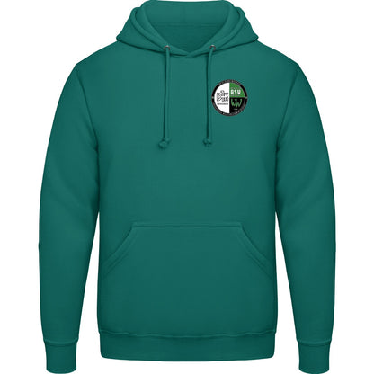 College Hoodie JH001 – Vereinslogo herzseitig Jade Vorderseite