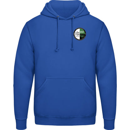 College Hoodie JH001 – Vereinslogo herzseitig Royal Blue Vorderseite