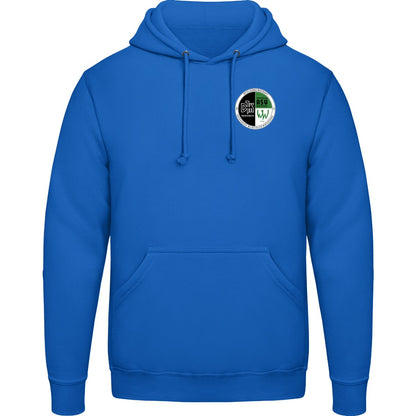 College Hoodie JH001 – Vereinslogo herzseitig Sapphire Blue Vorderseite