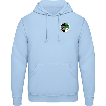 College Hoodie JH001 – Vereinslogo herzseitig Sky Blue Vorderseite