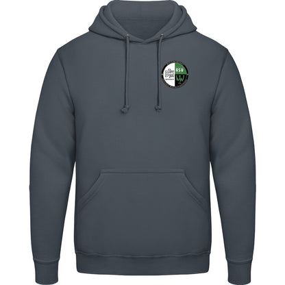 College Hoodie JH001 – Vereinslogo herzseitig Storm Grey Vorderseite