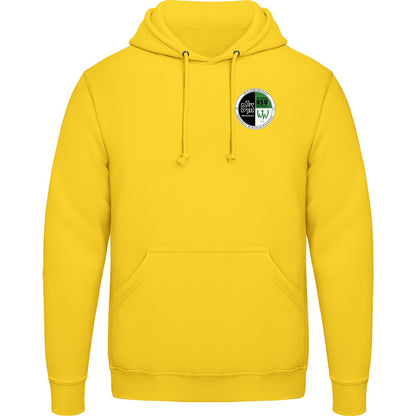 College Hoodie JH001 – Vereinslogo herzseitig Sun Yellow Vorderseite