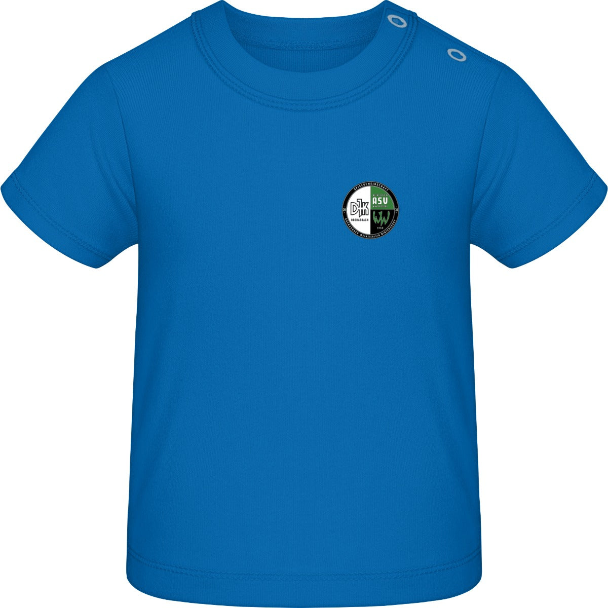 Baby T-Shirt BZ02 – Vereinslogo herzseitig Cobalt Blue Vorderseite
