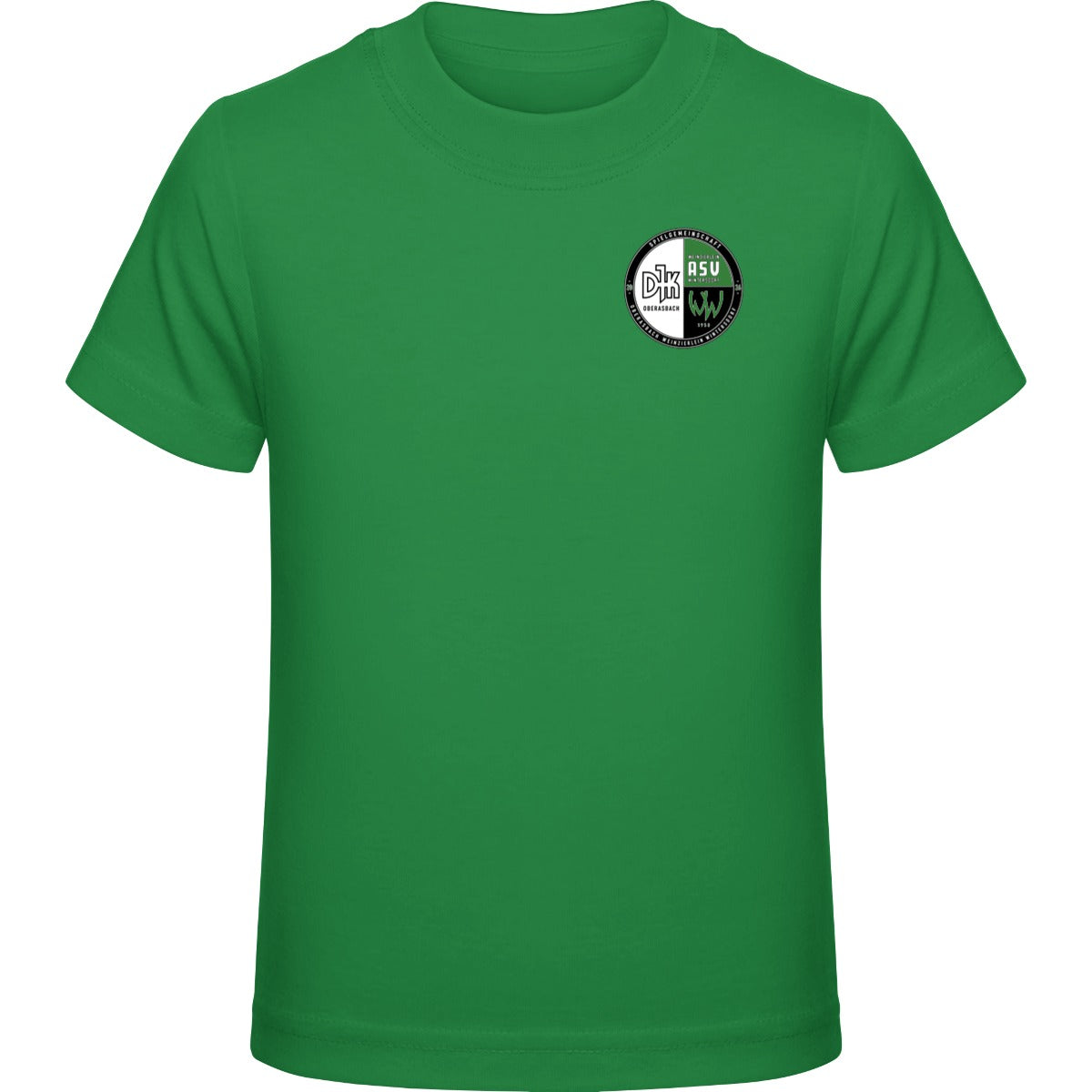 Kids Premium T-Shirt E399 – Vereinslogo herzseitig Kelly Green Vorderseite