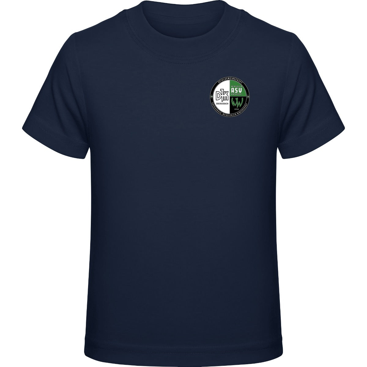 Kids Premium T-Shirt E399 – Vereinslogo herzseitig Navy Vorderseite