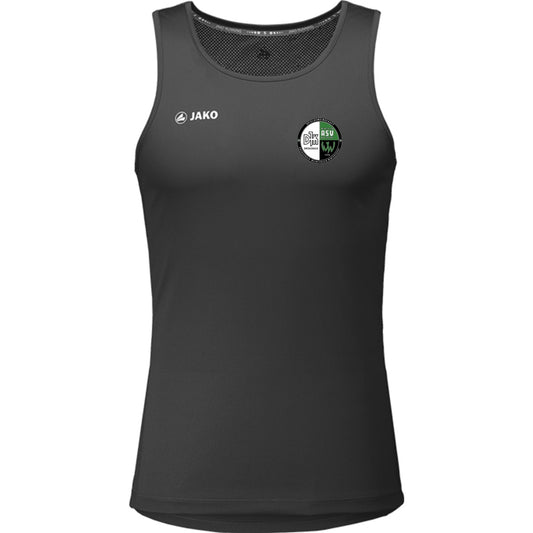 6075-Mens-Tank – Vereinslogo herzseitig Schwarz Vorderseite