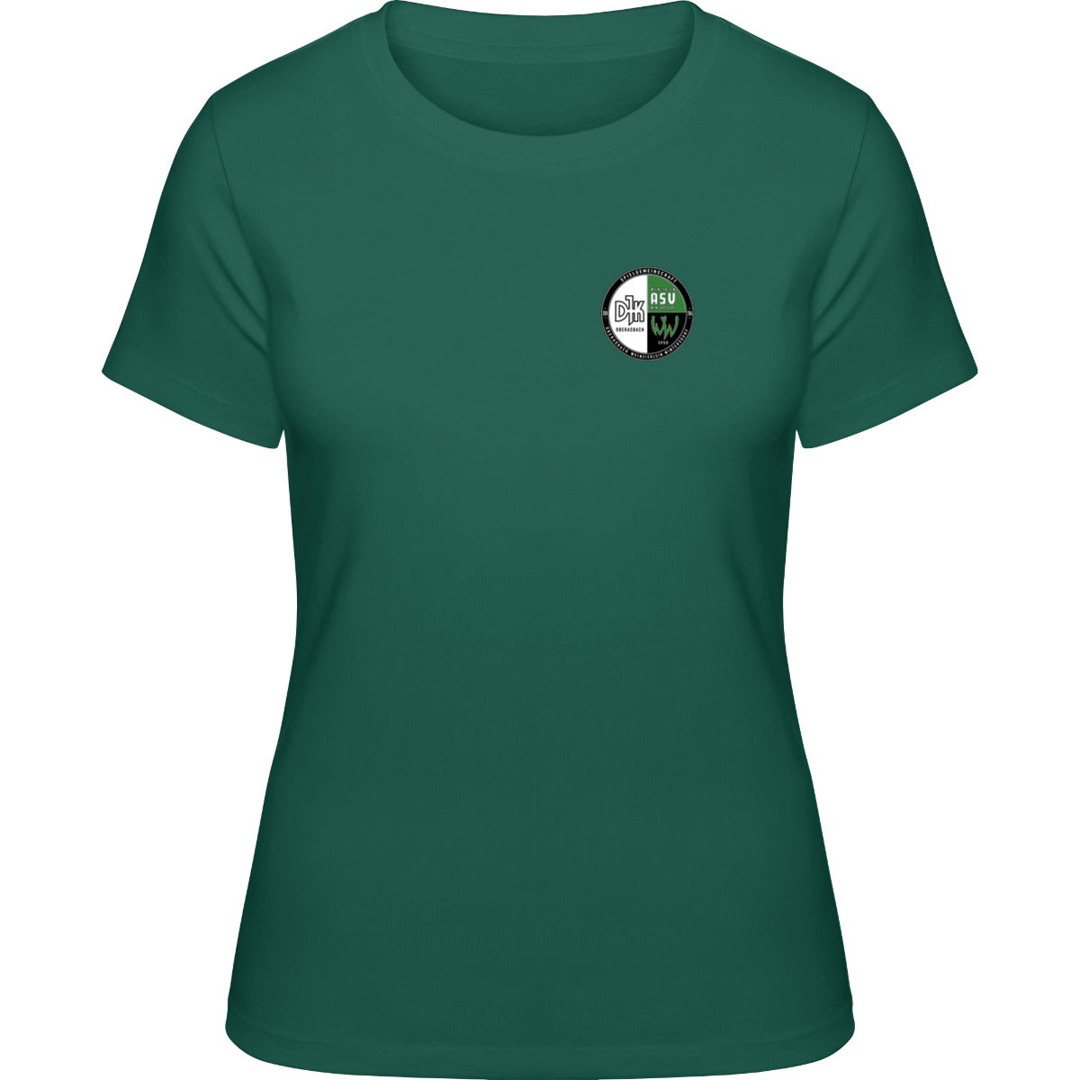 NO. 127 HAKRO DAMEN T-SHIRT CLASSIC – Vereinslogo herzseitig Tanne Vorderseite