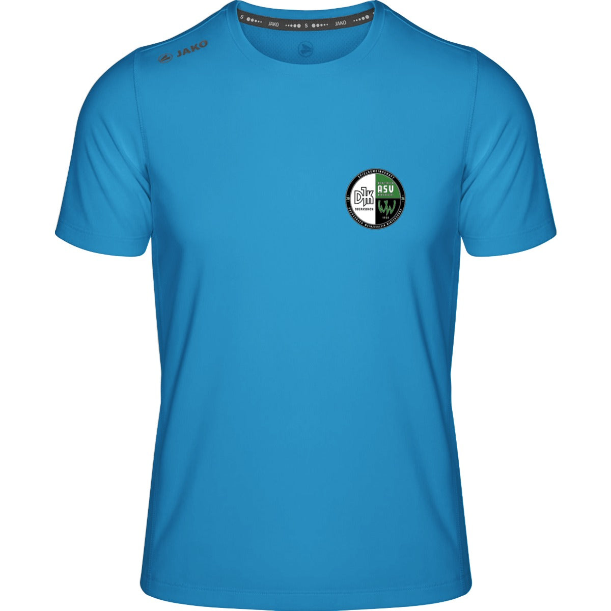 Premium Laufshirt Run 2.0 Herren 6175 – Vereinslogo herzseitig Jako Blau Vorderseite