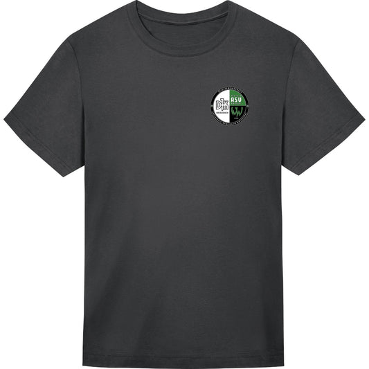Unisex T-Shirt Freestyler STTU788 – Vereinslogo herzseitig Black Vorderseite