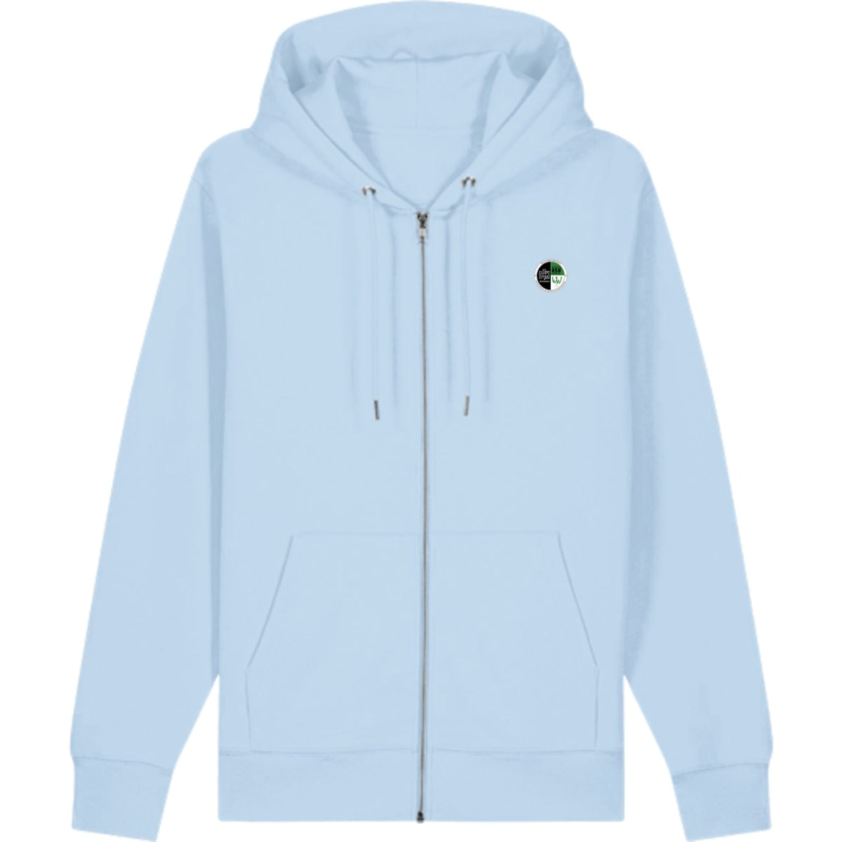 Zip Hoodie Cultivator 2.0 STSU179 – Vereinslogo herzseitig Blue Soul Vorderseite