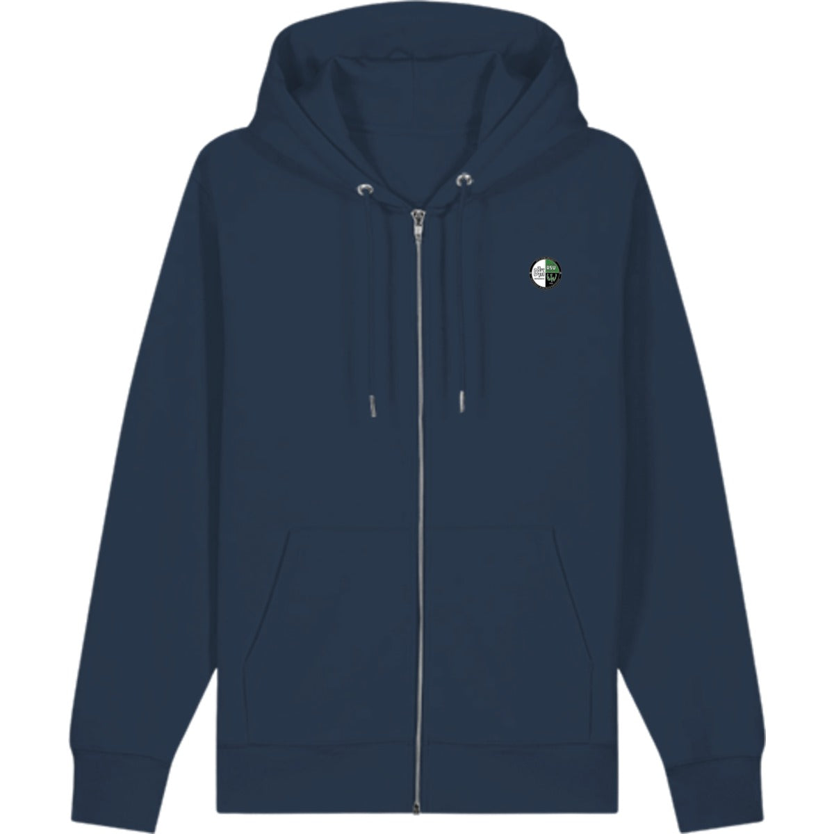 Zip Hoodie Cultivator 2.0 STSU179 – Vereinslogo herzseitig French Navy Vorderseite