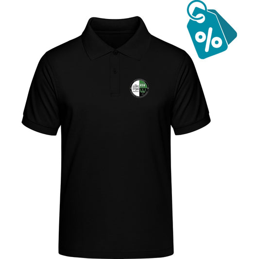 B&C Unisex Polo ID 001 BCPUI10 – Vereinslogo herzseitig Black Vorderseite