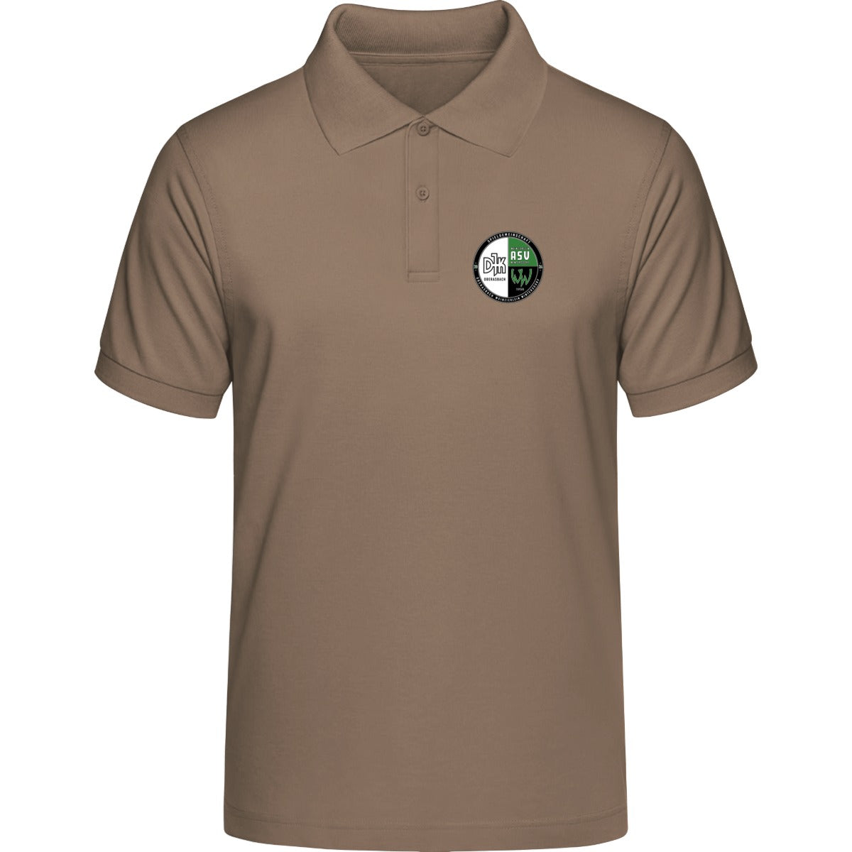 HAKRO Poloshirt MIKRALINAR H0816 – Vereinslogo herzseitig Khaki Vorderseite