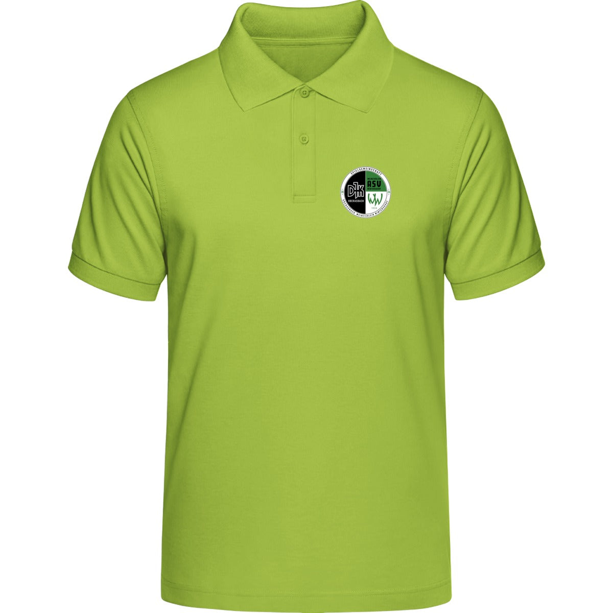 HAKRO Poloshirt MIKRALINAR H0816 – Vereinslogo herzseitig Kiwi Vorderseite