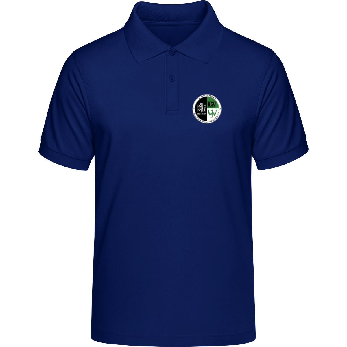 HAKRO Poloshirt MIKRALINAR H0816 – Vereinslogo herzseitig Ultramarinblau Vorderseite