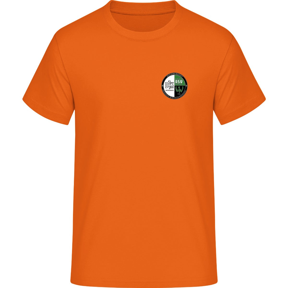 HAKRO T-Shirt MIKRALINAR H0281 – Vereinslogo herzseitig Orange Vorderseite