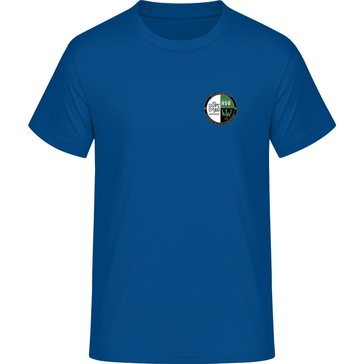 HAKRO T-Shirt MIKRALINAR H0281 – Vereinslogo herzseitig Royalblau Vorderseite