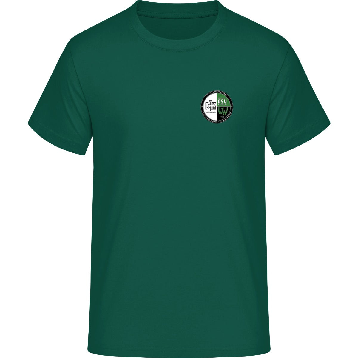 HAKRO T-Shirt MIKRALINAR H0281 – Vereinslogo herzseitig Tanne Vorderseite