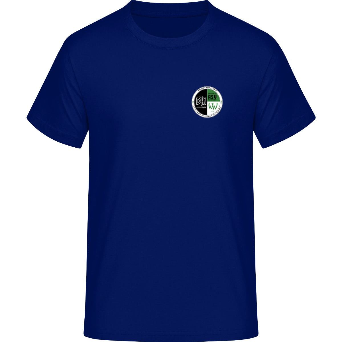 HAKRO T-Shirt MIKRALINAR H0281 – Vereinslogo herzseitig Ultramarinblau Vorderseite