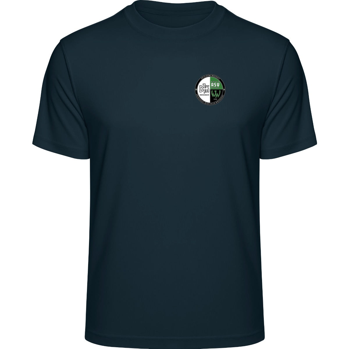 Recycled Performance T-Shirt TR501 – Vereinslogo herzseitig French Navy Vorderseite