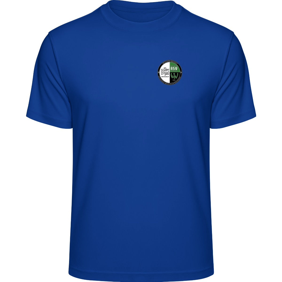 Recycled Performance T-Shirt TR501 – Vereinslogo herzseitig Royal Vorderseite