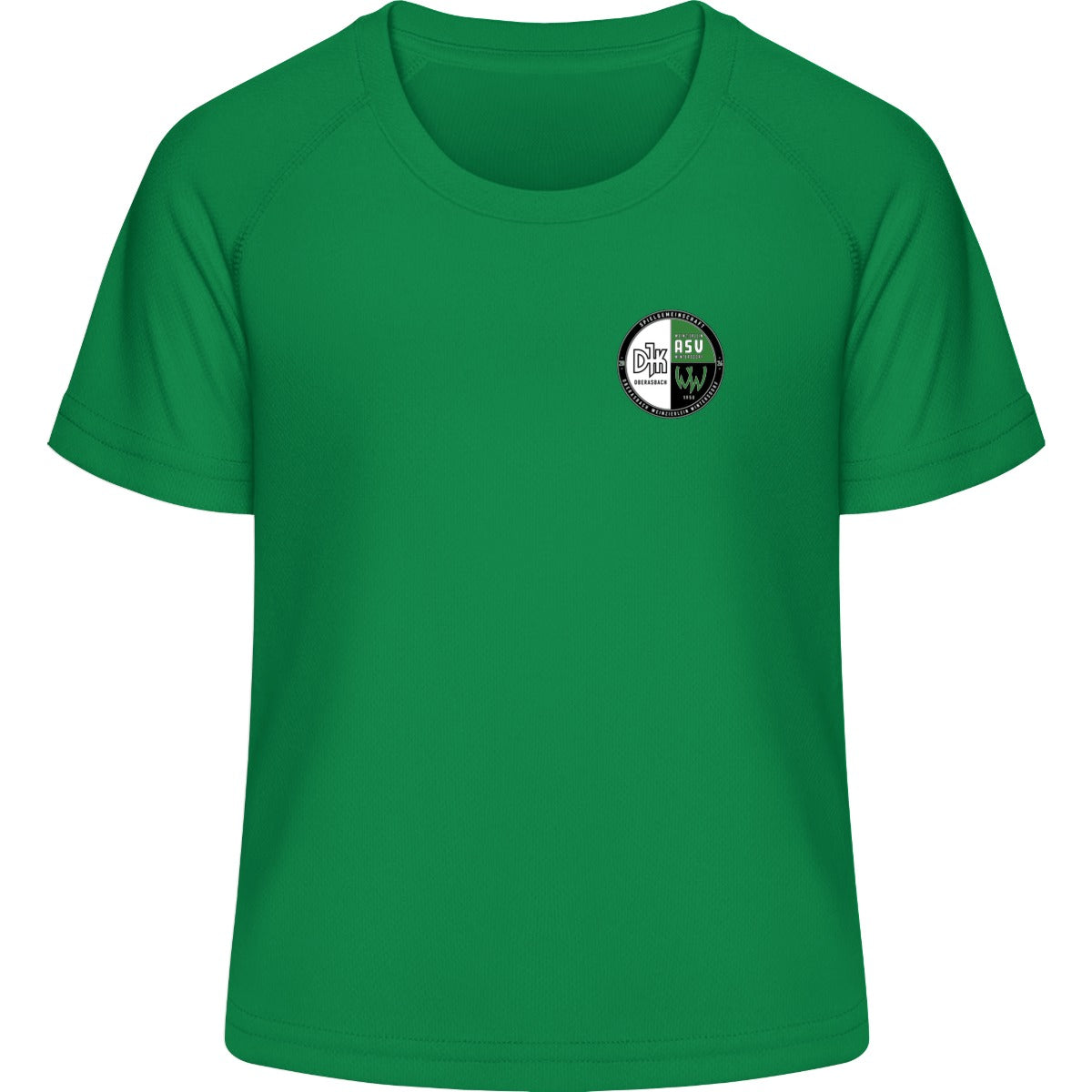 Kids Active T TK004 – Vereinslogo herzseitig Kelly Green Vorderseite