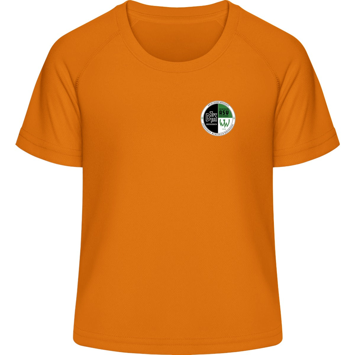 Kids Active T TK004 – Vereinslogo herzseitig Meta Orange Vorderseite
