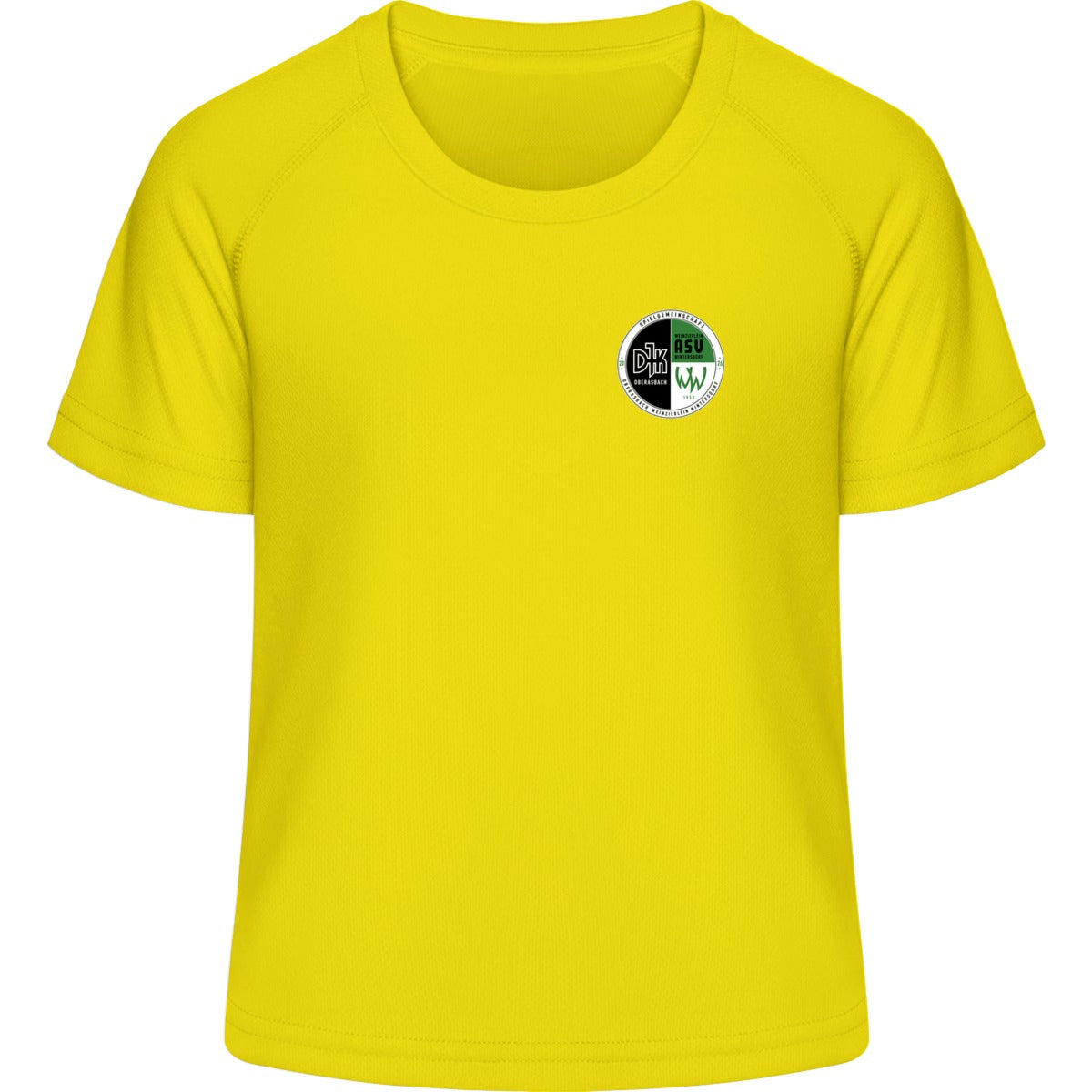 Kids Active T TK004 – Vereinslogo herzseitig Ultra Yellow Vorderseite