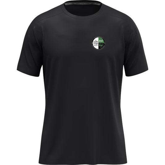 JAKO T-Shirt Uni Herren 6105 – Vereinslogo herzseitig Schwarz Vorderseite