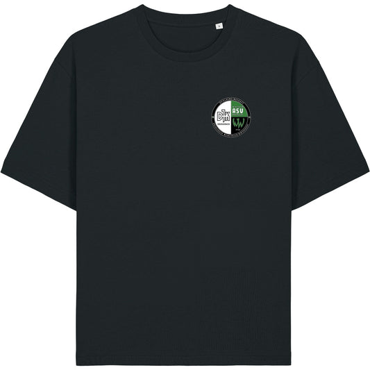 Iconic Breezer T-Shirt mit lockerem Schnitt STTU964 – Vereinslogo herzseitig Black Vorderseite