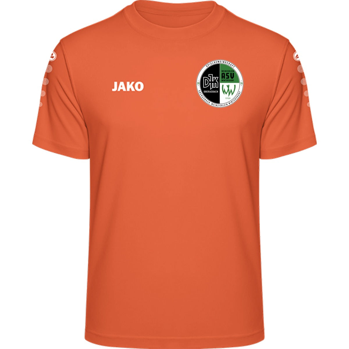 JAKO Trikot Team Kurzarm 4233 – Neues Design Flame Vorderseite