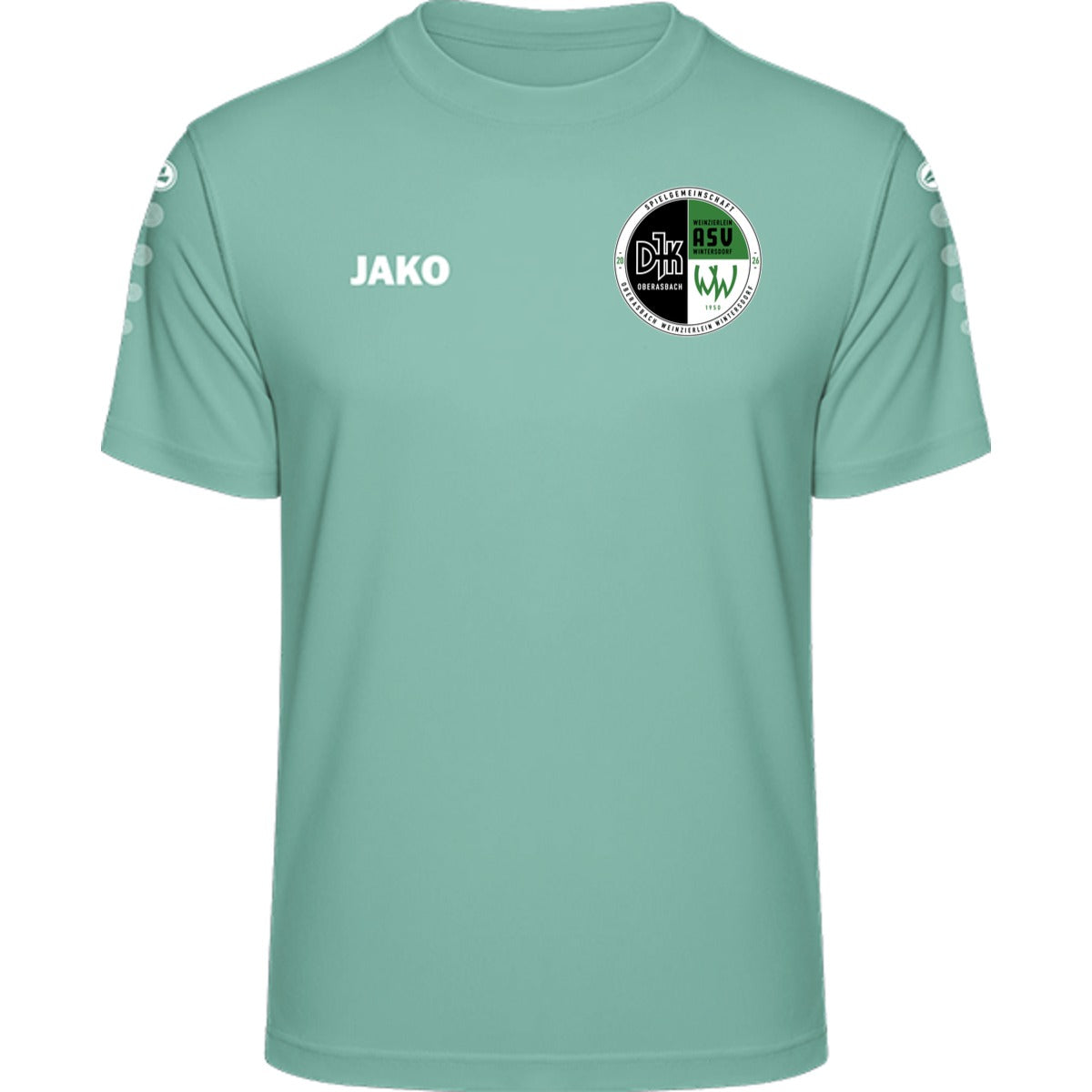 JAKO Trikot Team Kurzarm 4233 – Neues Design Minze Vorderseite