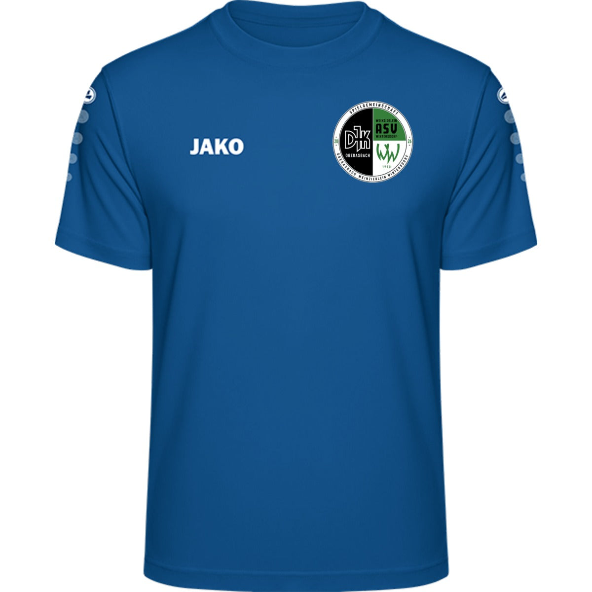 JAKO Trikot Team Kurzarm 4233 – Neues Design Sportroyal Vorderseite