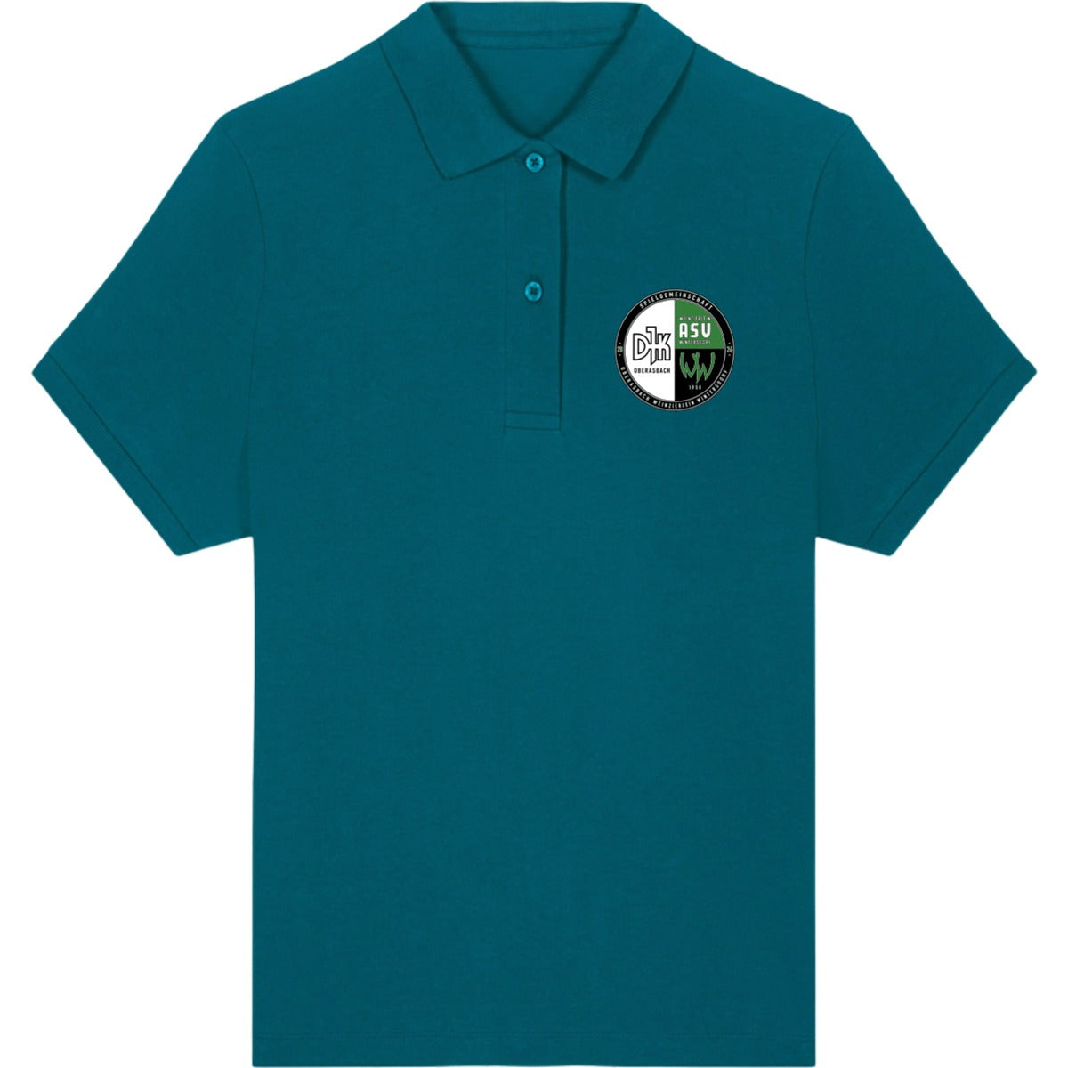 Das ikonische Damen-Polo Coaster STPW977 – Vereinslogo herzseitig Ocean Depth Vorderseite
