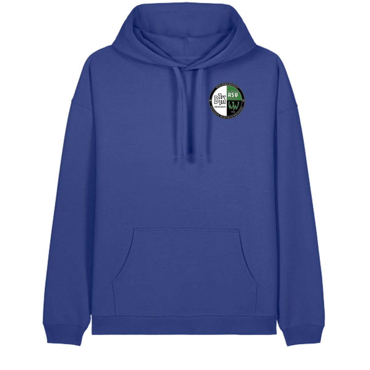 Oversize-Hoodie aus Bio-Baumwolle Slammer 2.0 STSU209 – Vereinslogo herzseitig Dusk Vorderseite