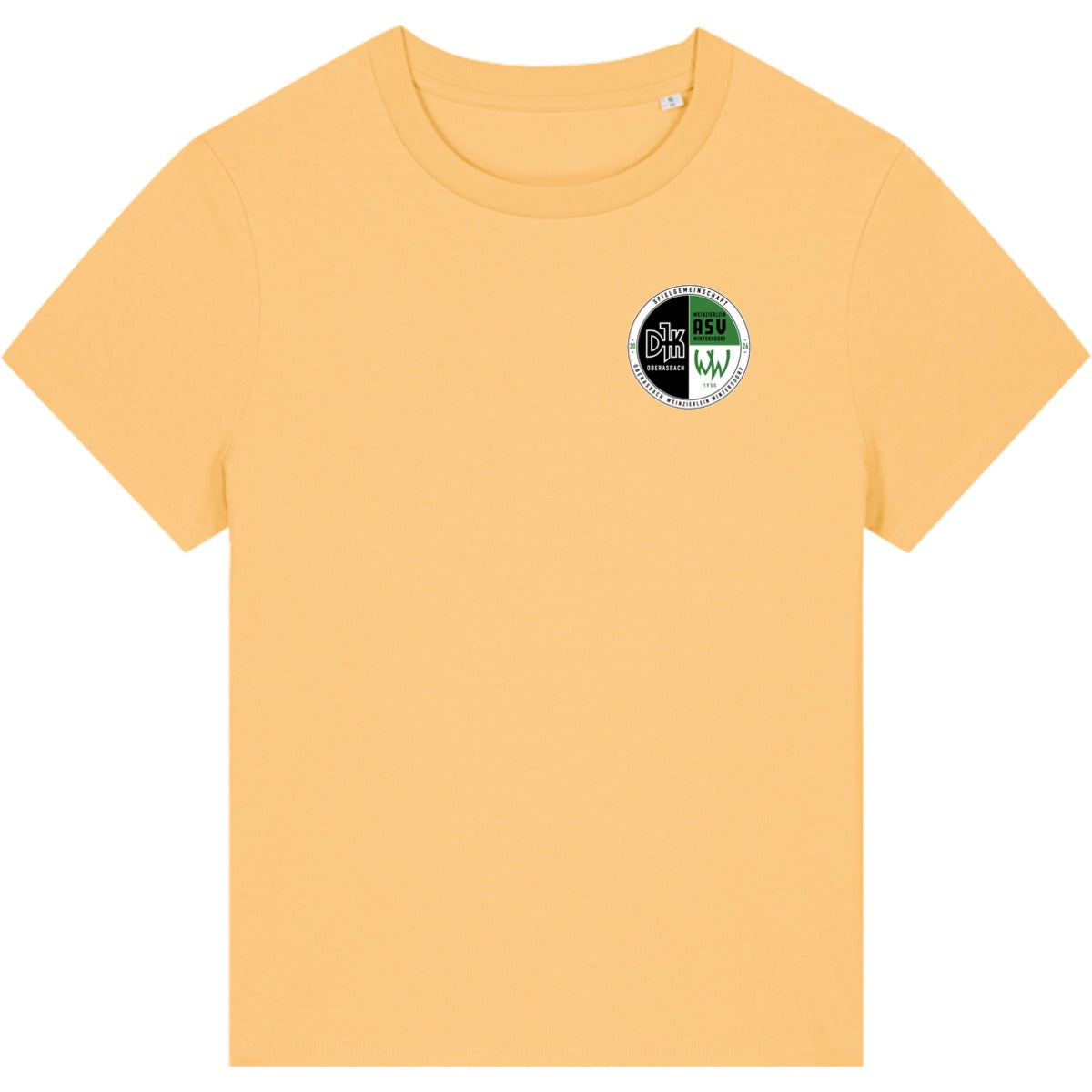 Nachhaltiges Damen T-Shirt Stella Muser STTW172 – Vereinslogo herzseitig Nispero Vorderseite