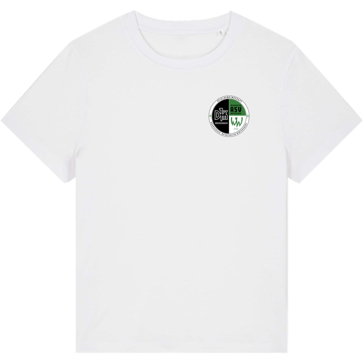 Nachhaltiges Damen T-Shirt Stella Muser STTW172 – Vereinslogo herzseitig White Vorderseite
