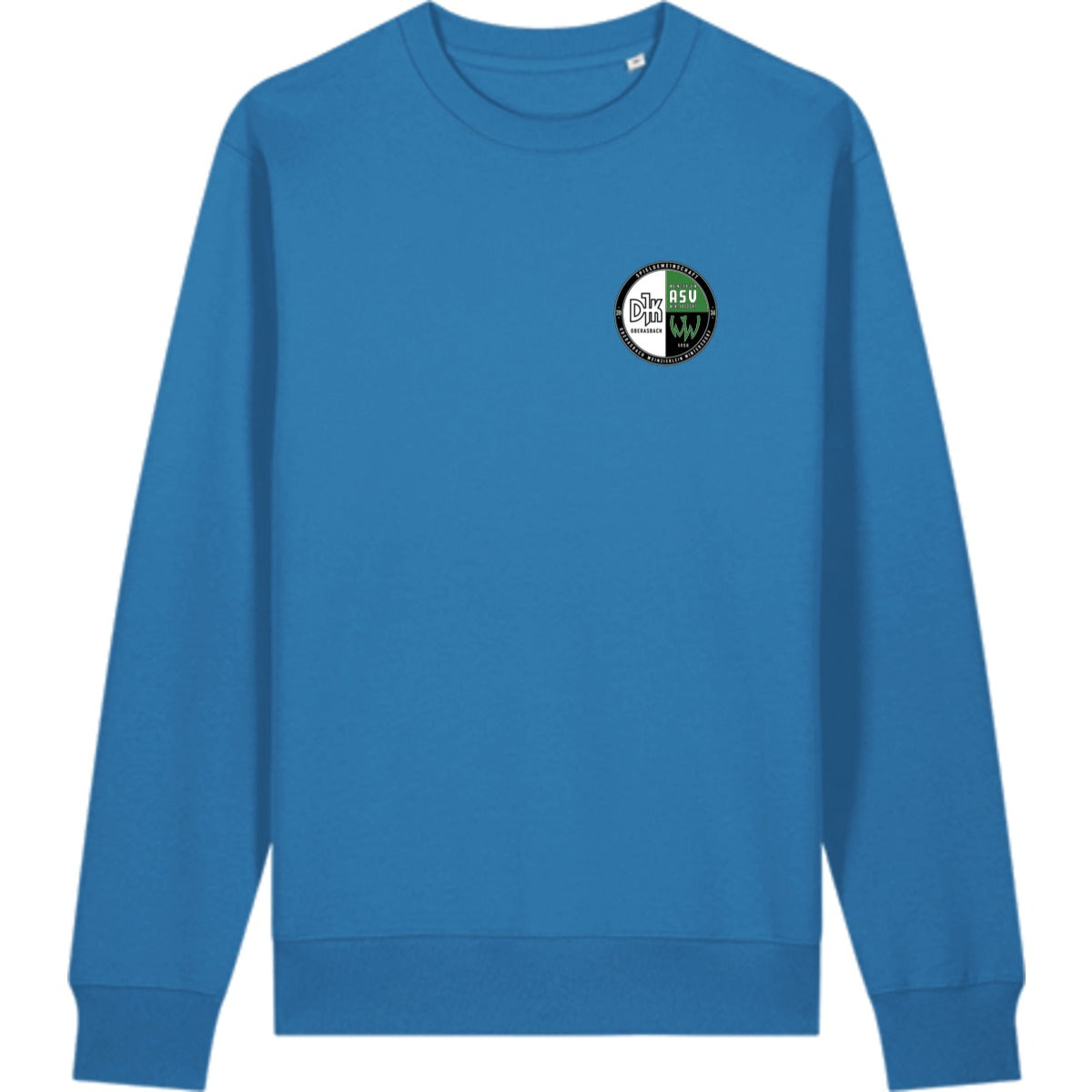 Schweres Unisex Sweatshirt aus Bio-Baumwolle Changer 2.0 STSU178 – Vereinslogo herzseitig Mindful Blue Vorderseite