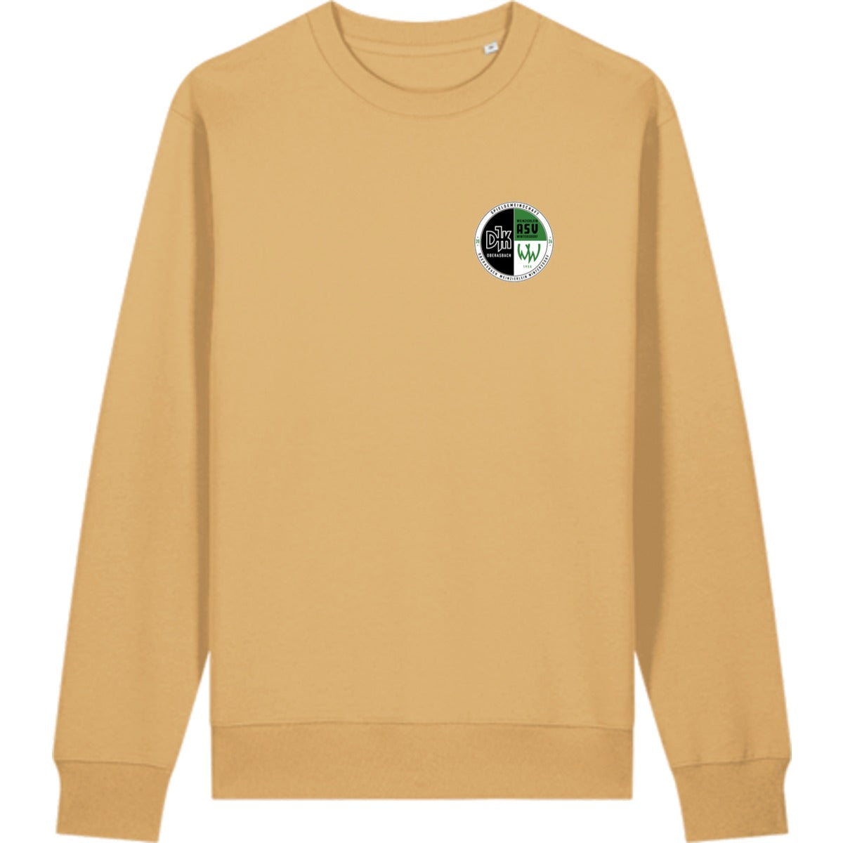 Schweres Unisex Sweatshirt aus Bio-Baumwolle Changer 2.0 STSU178 – Vereinslogo herzseitig Nispero Vorderseite