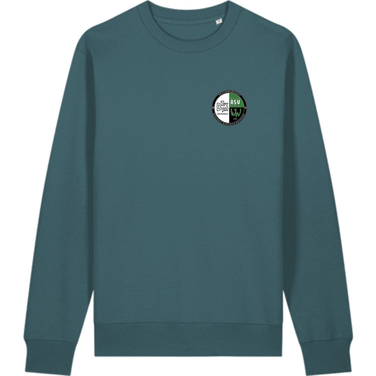 Schweres Unisex Sweatshirt aus Bio-Baumwolle Changer 2.0 STSU178 – Vereinslogo herzseitig Stargazer Vorderseite