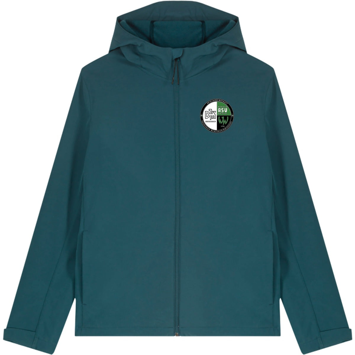 Nachhaltige Herren Softshelljacke Stanley Discoverer STJM158 – Vereinslogo herzseitig Stargazer Vorderseite