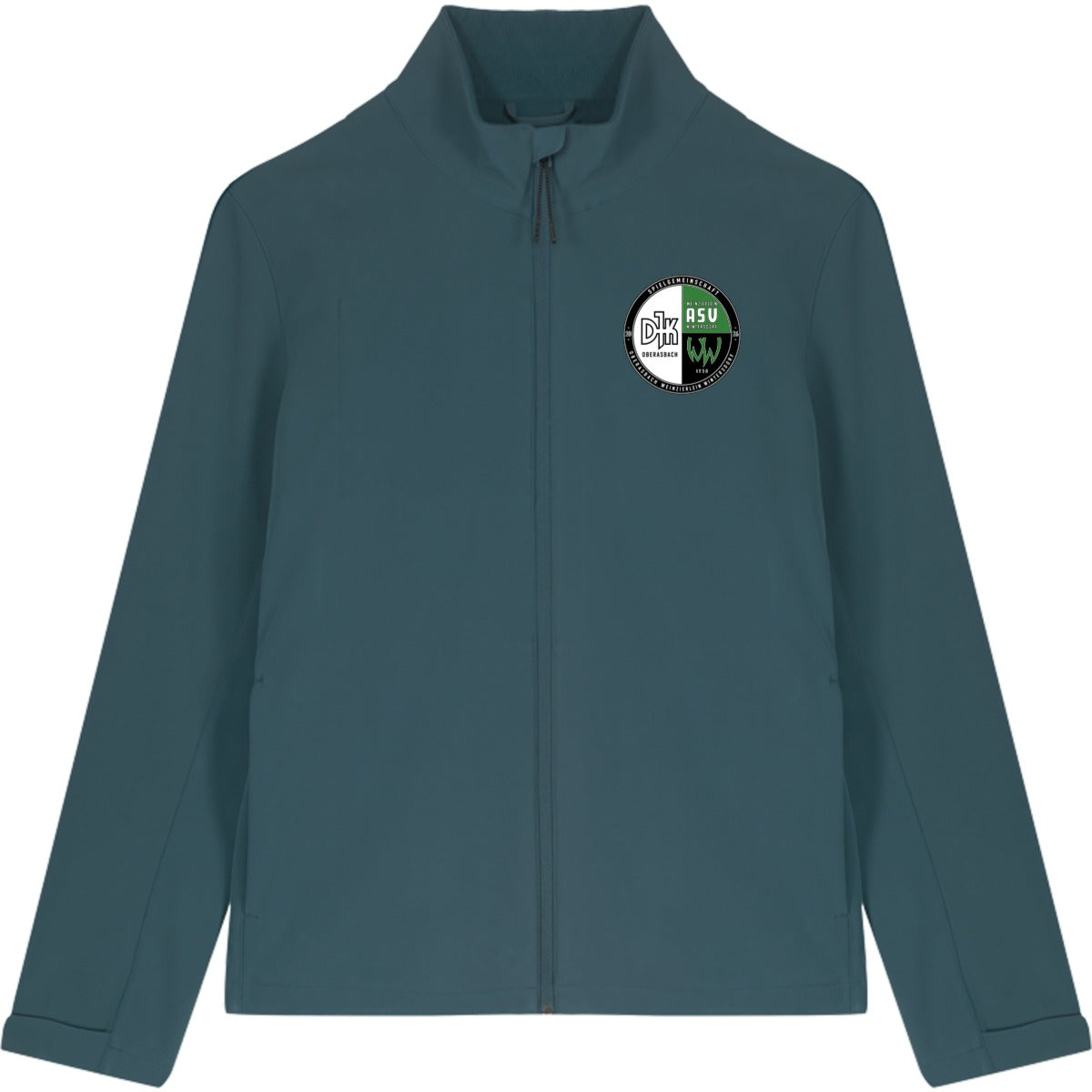 Herren Softshelljacke Stanley Navigator STJM167 – Vereinslogo herzseitig Stargazer Vorderseite
